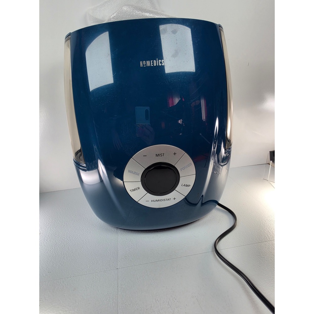 HoMedics Warm and Cool Mist Ultrasonic Humidifier Navy Blue UHE-WM62